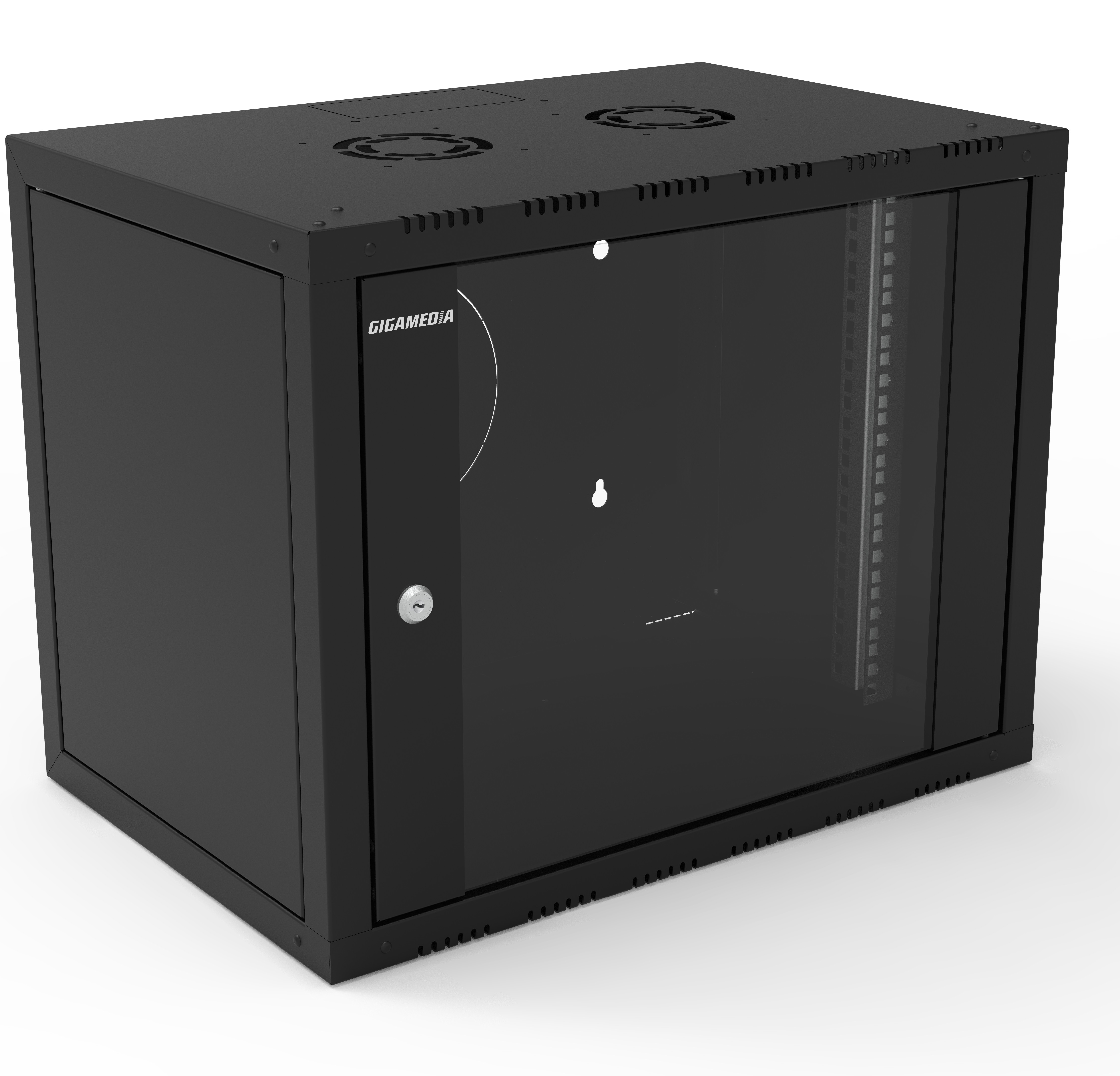 Gigamedia Wandkast inibox 9u diepte 400MM zwart