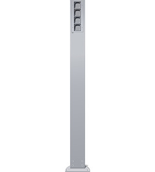 Gira E-ZUIL 4 LEDIG 1600MM ALU