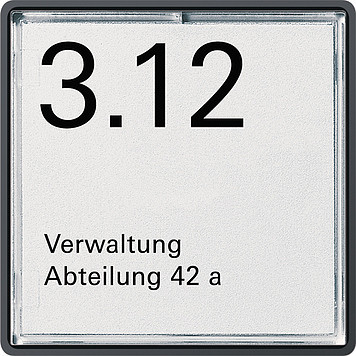 Gira NAAM-/DEURBORDJE 1V ACC