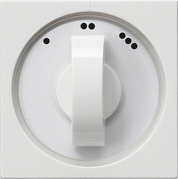 Gira Systeem 55 afdekking 3-standenschakelaar zuiver wit mat