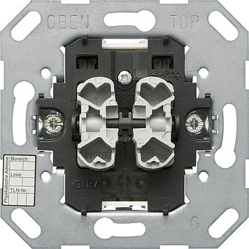 Gira Non-Design UP Drukc.-ba 2-V 1-punts KNX basiselem. Gira Non-Design UP Drukc.-ba 2-V 1-punts KNX basiselem.
