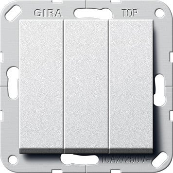 Gira DRUKC 3V N/O 1P BS ALU 55