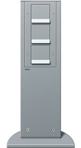 Gira energiezuil / lichtzuil E-Zuil 3X WCD/ra SP 491 MM energiezuil KL.alum.