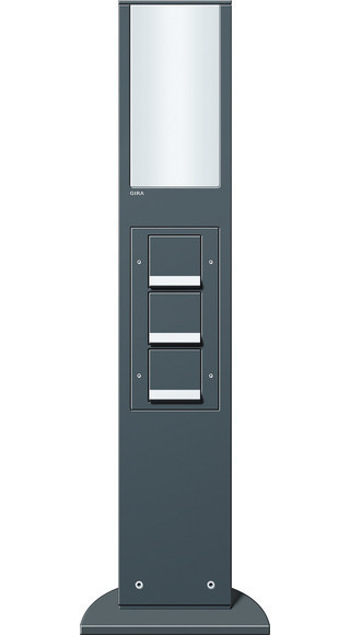 Gira energiezuil / lichtzuil E-Zuil lichtel. + 3X WCD/ra SP 769 MM energiezuil antraciet