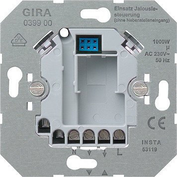 Gira JL.Best. 230V Z/ing.neveneenh. basiselement Gira JL.Best. 230V Z/ing.neveneenh. basiselement