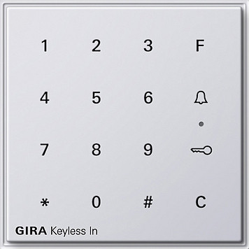 Gira Keyless in codeklavier TX_44 (SW ib) Z.wit