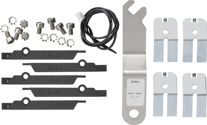 Gira Non-Design Accessoireset Deurst.edelstaal accessoires