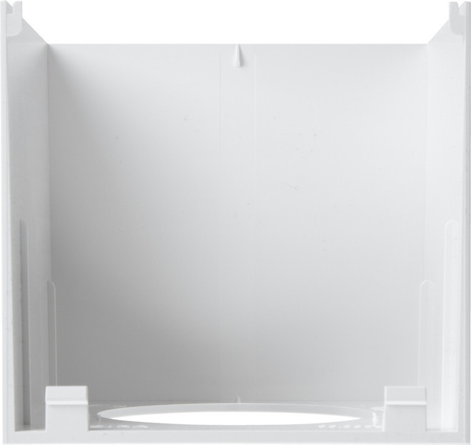 Gira Non-Design Afd. + deksel beweg.M. cube accessoires wit