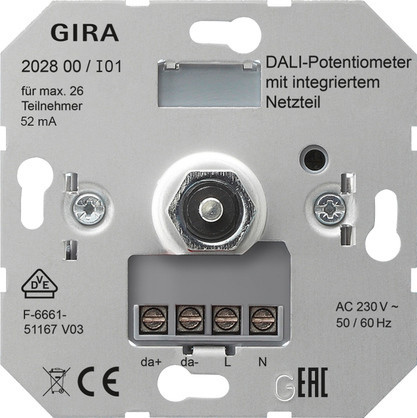 Gira Non-Design Dali Potentiom. netvoeding basiselement