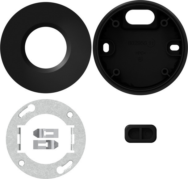 Gira Non-Design Ob-Montageset accessoires zwart