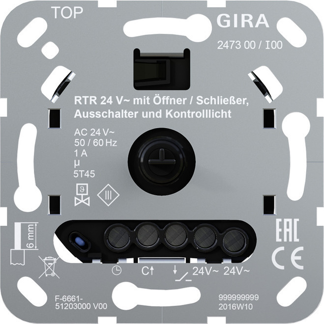 Gira VERBR/MAAK CONT RTR 24V