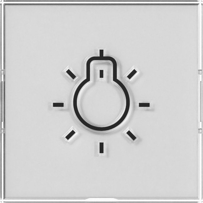 Gira Non-Design Wip TK + SYM.licht groot reliëf system 55 kleurneutraal