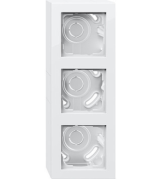 Gira OPBOUWB 3V AFDEKR E2 WIT