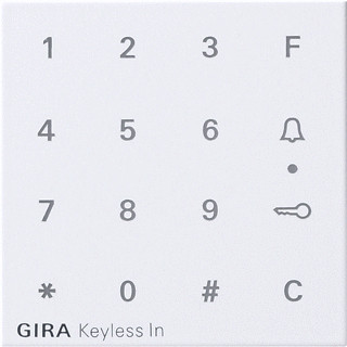 Gira OPST CODEKLAVIER 55WT MAT