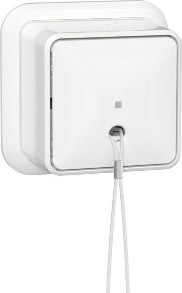 Gira Opbouw Treksch. uit-wis + K/P opbouw Z.wit