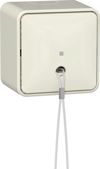 Gira Opbouw Treksch. uit-wis + montagepl. opbouw CR.wit