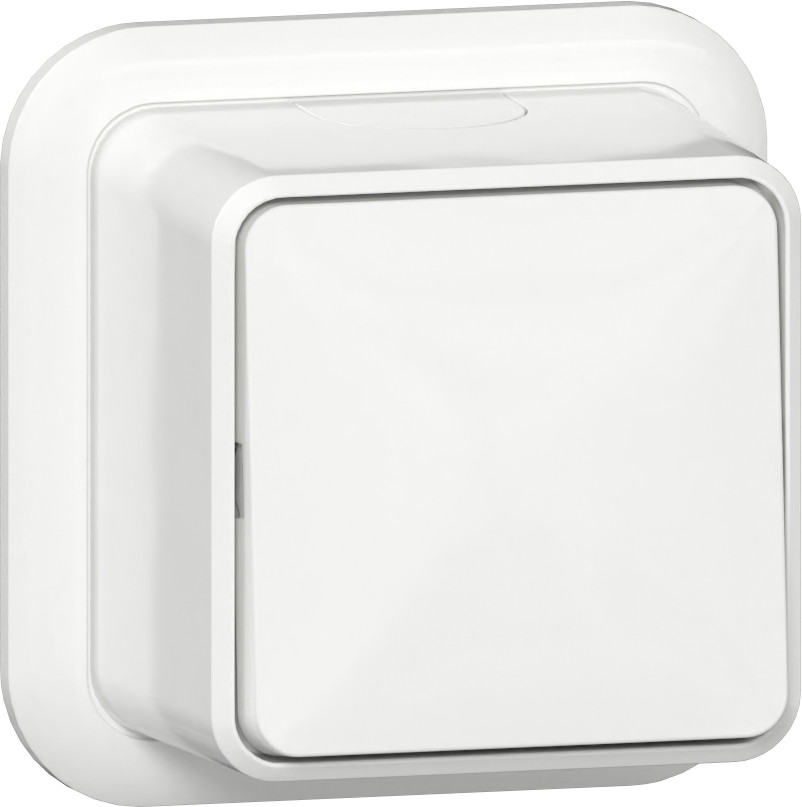 Gira Opbouw Wipsch. uit-wis + K/P opbouw Z.wit
