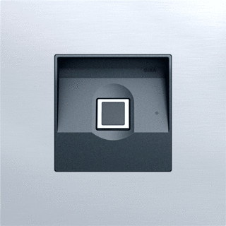 Gira S106 KEYLESS FP ALU