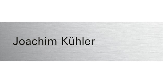Gira System 106 Belknop Beschr. system 106 aluminium(geanod.)