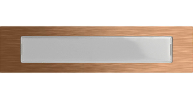 Gira System 106 Belknop TK glas system 106 brons(pvd)
