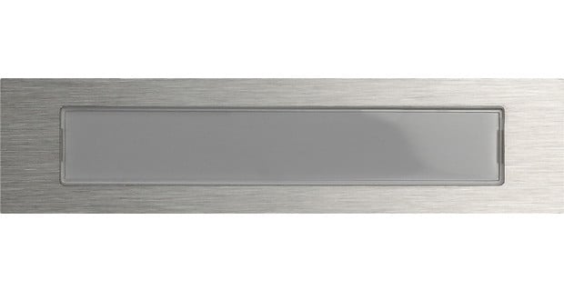 Gira System 106 Belknop TK glas system 106 edelstaal