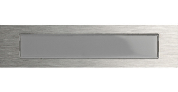 Gira System 106 Belknop TK glas system 106 edelstaal v4a