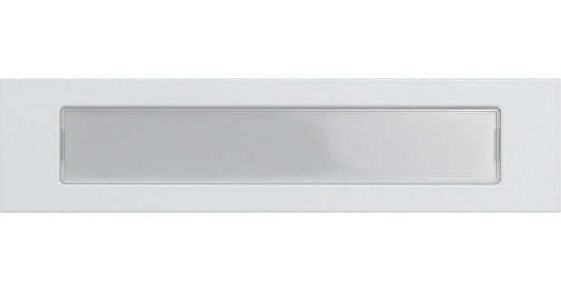 Gira System 106 Belknop TK glas system 106 verkeerswit(gel.)