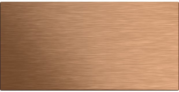 Gira System 106 Belknopafd. 2-V beschr. belknopmod. system 106 brons(pvd)