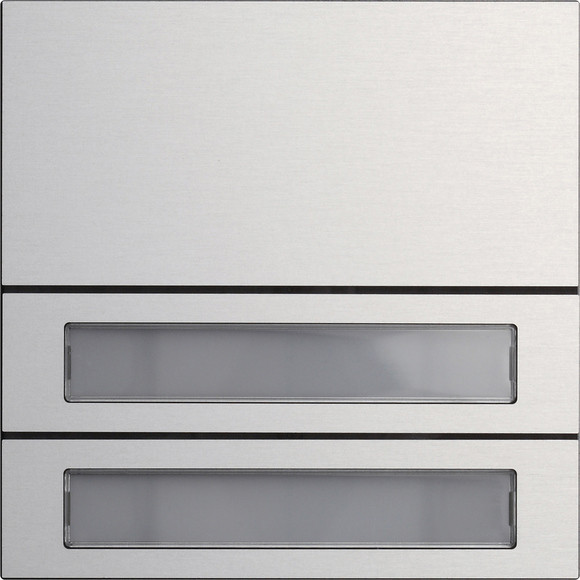 Gira System 106 Belknopmod. 2-V system 106 aluminium(geanod.)