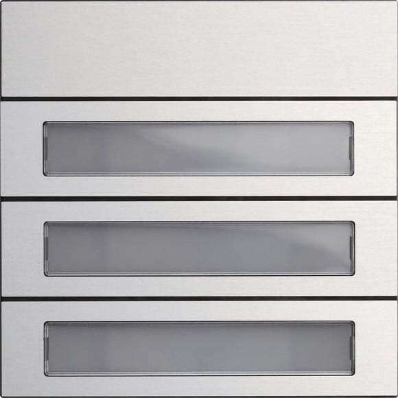 Gira System 106 Belknopmod. 3-V system 106 aluminium(geanod.)