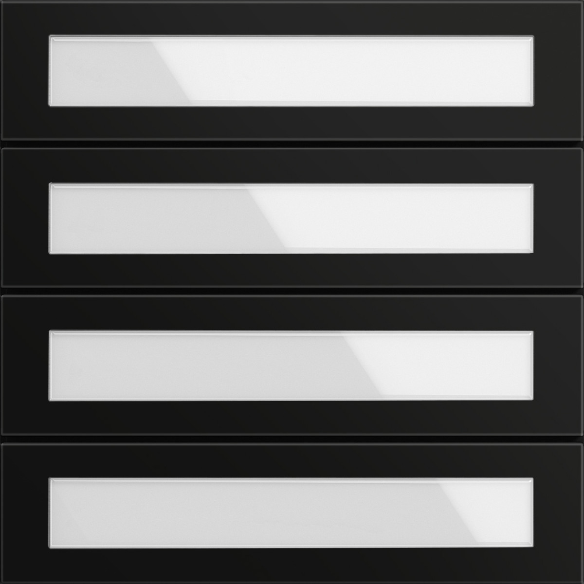 Gira System 106 Belknopmod. 4-V system 106 zwart M