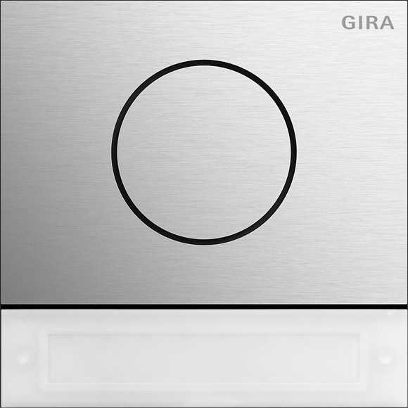 Gira System 106 Deurstationmod. ibs-toets system 106 aluminium(geanod.)