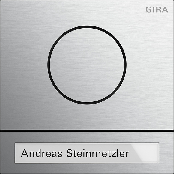 Gira System 106 Deurstationmod. system 106 aluminium(geanod.)