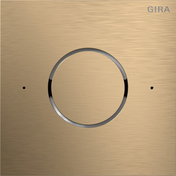 Gira System 106 Frontpl. spraakmod.ip system 106 brons(pvd)