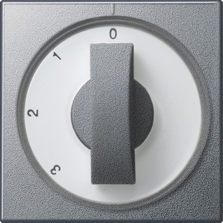 Gira System 55 Across programs Afd. draaiknop 3-standen 0/1/2/3 system 55 KL.alum.