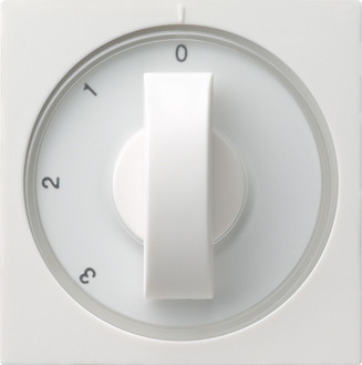 Gira System 55 Across programs Afd. draaiknop 3-standen 0/1/2/3 system 55 Z.wit