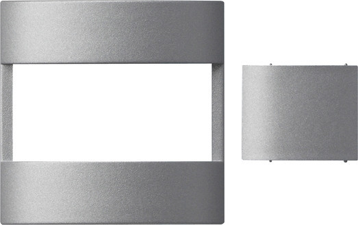 Gira System 55 Across programs Afd. + strook beweg.M.-op.ST. 1,10 M STD system 55 KL.alum.