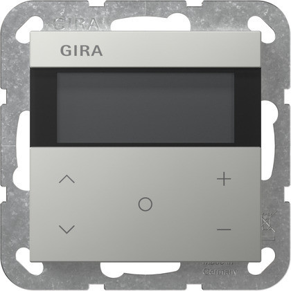 Gira System 55 Across programs Binnenklimaatsens.Hvac komfort KNX system 55 edelstaal(gel.)