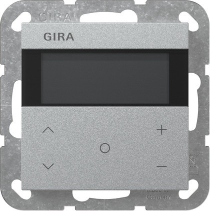Gira System 55 Across programs Binnenklimaatsens.Hvac komfort KNX system 55 KL.alum.(gel.)