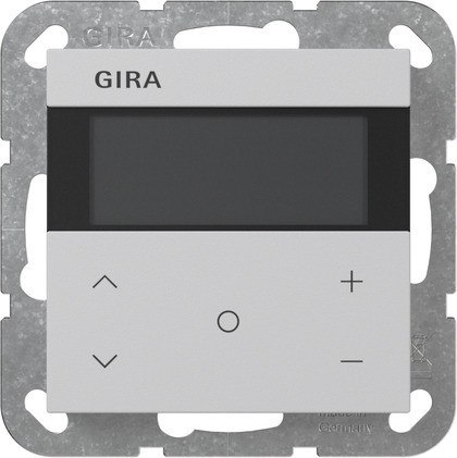 Gira System 55 Across programs Binnenklimaatsens.Hvac standard KNX system 55 grijs M