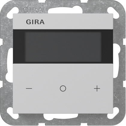 Gira System 55 Across programs Binnenklimaatsens. komfort KNX system 55 grijs M