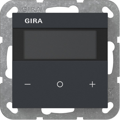 Gira System 55 Across programs Binnenklimaatsens. standard KNX system 55 antraciet