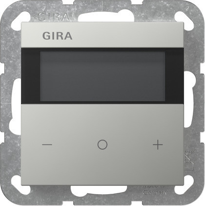 Gira System 55 Across programs Binnenklimaatsens. standard KNX system 55 edelstaal(gel.)