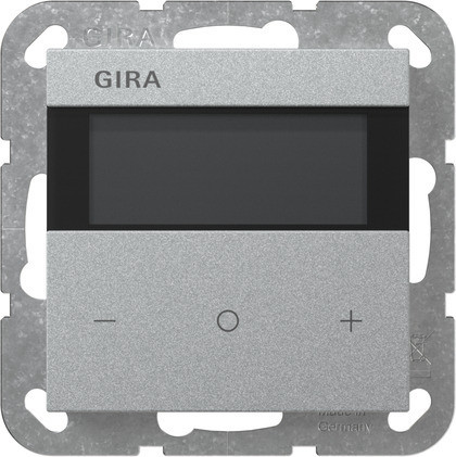 Gira System 55 Across programs Binnenklimaatsens. standard KNX system 55 KL.alum.(gel.)