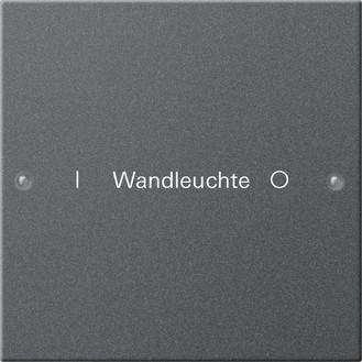 Gira System 55 Across programs Wippenset 1-V beschr. system 55 antracit(gel.)