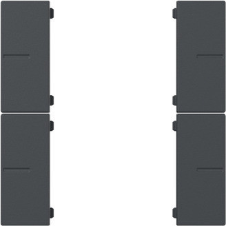 Gira System 55 Across programs Wippenset 2-V tastsens.4.55 plus antraciet