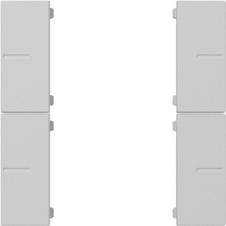 Gira System 55 Across programs Wippenset 2-V tastsens.4.55 plus grijs M