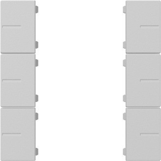 Gira System 55 Across programs Wippenset 3-V tastsens.4.55 plus grijs M