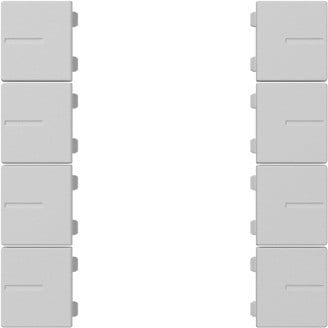 Gira System 55 Across programs Wippenset 4-V tastsens.4.55 plus grijs M