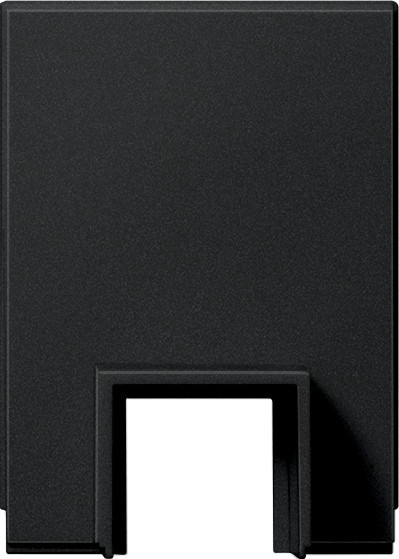 Gira System 55 Across programs Adapter KB.inv. kanaal 15x15 MM system 55 zwart M